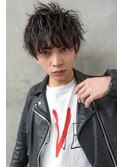 シルバーカラーサイドグラデーションスリークショート