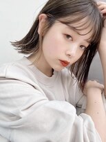 デイジー インデックスヘア 大島店(DAISY index hair)&nbsp;外ハネボブくせ毛風無造作大人ボブ20代30代40代シースルーバング