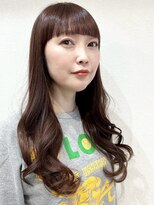 ガレリアエレガンテ 名駅店(GALLARIA Elegante)&nbsp;【GALLARIA長谷川美妃】重めバング×透明感ツヤブラウン
