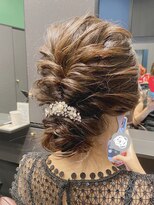 ハール ヘア スタジオ(haar HAIR STUDIO) お呼ばれヘア　ヘアアレンジ　ルーズアップスタイル