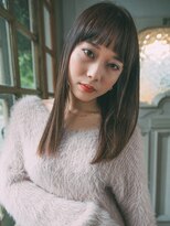 バレットプラス 銀座(VALETTE+)&nbsp;ラウンドバングのツヤストレート☆《Valette銀座/銀座駅》