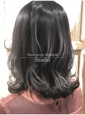 ダークグレージュハイライト