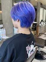 エイトメン 博多店(EIGHT MEN)&nbsp;韓国風マッシュ × ブルーラベンダー