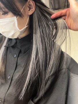 トーン(TONE) イヤリングカラー   ホワイトシルバー