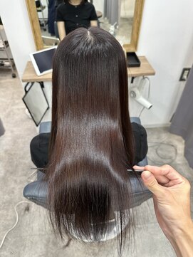 ミント 鳳(Mint.) 20代 30代 40代 ロング フレンチカジュアル ブルーグレージュ