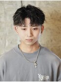 【ツイストパーマ】ソフトツイストショートセンターパート(2)