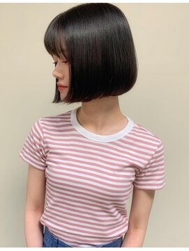 ナループロア ルームー(Nalu pu loa ROOMOO) ゆるまきタッセルカット/タッセルカット/タンバルモリ/韓国ボブ