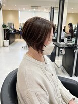 ヨンセンチメートル 金沢駅西店(4cm)&nbsp;白髪ぼかし/白髪ぼかしハイライト/脱白髪染め/白髪染め/透明感