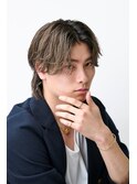 韓国ヘアカルマパーマカルマバングセンターパートウルフ