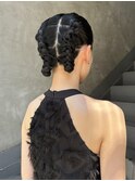 bibito  ヘアセット　ツインアレンジ　タイト