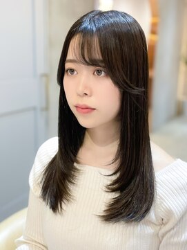 レンテ 千葉(LENTE) グレージュ韓国レイヤーカット縮毛矯正