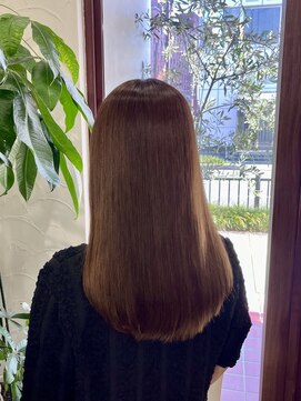 アン(Hair make un) シフォンブラウン