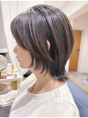 ウルフカット×エドルカラーアッシュ