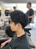 スウェル 船橋店(Swell)&nbsp;#ベリーショート#ダークアッシュ#ニュアンスパーマ#韓国マッシュ