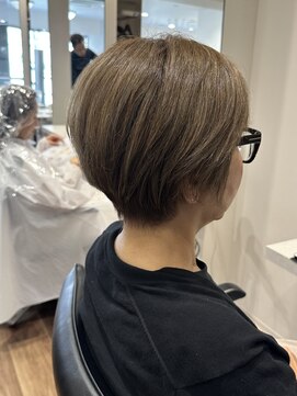 アントワープトーキョー(antwerp TOKYO) 40代50代大人丸みショートカット髪質改善白髪ぼかしハイライト