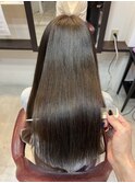 オリーブグレージュ髪質改善カラー