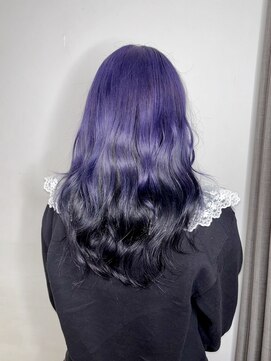 ザ オーダー(THE ORDER) グラデーション アンブレラカラー ラベンダー ブラックデザイン