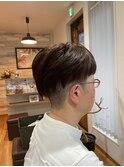 ツーブロックショート