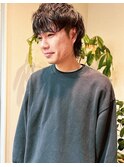 マッシュウルフ×ツイストスパイラルパーマ