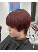 スペインカール/スパイキーショート/ブルーブラック/渋谷