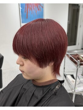 メンズペレ 渋谷(MEN'S PELE) スペインカール/スパイキーショート/ブルーブラック/渋谷