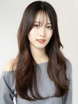 エインアンリー 明治神宮前(AIN.ANLY.)&nbsp;デジタルパーマくびれロングイメチェンレイヤーパーマ前髪