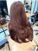 ブリーチなし透明感カラー/アッシュグレージュオリーブブラウン