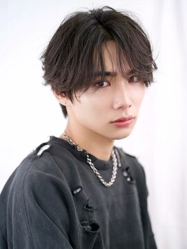 ゼロ 渋谷(XeRo) 韓国シースルーマッシュ【毛流れニュアンスパーマ】