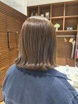 クラップス 杉田店(CLAPS)&nbsp;切りっぱなしボブ○ブラウンカラー