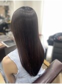 ロングレイヤー×縮毛矯正トリートメント