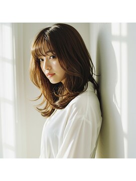 ライクバイコトナ 越谷(RIKE by kotona) ロングヘア30代40代縮毛矯正レイヤー前髪なし前髪あり越谷