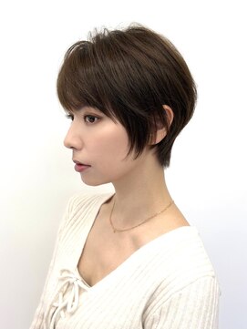 ルージュシー ショートボブ(RU10C) 白髪染め/白髪ぼかしハイライト/ヘッドスパショートスタイル/