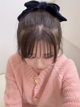 アリスバイアフロート 自由が丘(ALICe by AFLOAT) 〇グレージュ 透明感カラー ブリーチなし シースルーバング