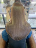 ハピネス クローバー 学園前店(Happiness CLOVER)&nbsp;レイヤーロング　艶髪　ベージュカラー