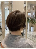 アシャ ヘアー ソリューション 神戸店(asha hair solution)&nbsp;ミルクティーブロンド/ダークブルー/デジタルパーマ/摂津本山