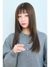 【梅雨対策・広がり防止】カット+縮毛矯正(スーパーロング)+ 切れ毛予防Tr