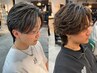 メンズカット＋ハイライトメッシュ+カラー  [船橋駅/MEN'S/ハイライト]