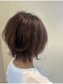 大人可愛いショートウルフ