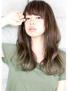 ヘアサロン ガリカ 表参道(hair salon Gallica) 『 プラチナグレージュ & 毛束感 』外国人風 ☆ long hair♪