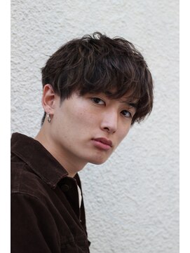 ブークル(boucle) 外国人風セミウェット無造作ショートマッシュ