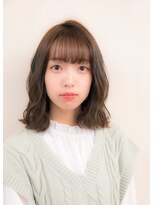 ダアッカ(da acca) 20代30代ふんわり愛されミディ☆フォギーベージュで透明感ゲット