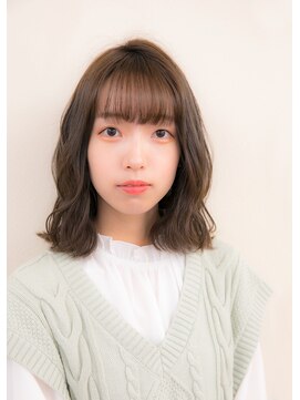 ダアッカ(da acca) 20代30代ふんわり愛されミディ☆フォギーベージュで透明感ゲット