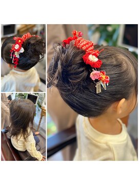 ヘアーサロン ポラリス(POLARIS) 七五三ヘアー