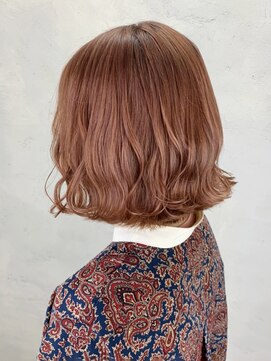 アイティー バイ アルバム 浦和店(IT by ALBUM) サーモンピンク_ボブルフクールショートピンクベージュ_ba310611