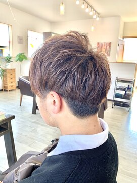 オレンジ(orange) 【orange大分賀来】メンズツーブロックマッシュスタイル