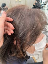 アンドスタイル(&style)&nbsp;【大名店　江藤】ラベンダーグレージュ　ケアブリーチ