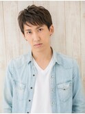 斜めバングで個性的に☆ビジカジ束感ショートL