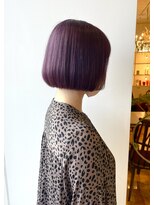 ルッツ(Lutz. hair design)&nbsp;ミニボブ＋ラベンダーピンク【kiyoka】