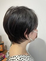 クラップス 横須賀中央店(CLAPS) ひし形ハンサムショート/レディースショート/ダークグレージュ