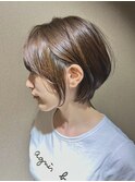 美人ショート/耳掛けショート/小顔ショート/つくば美容室